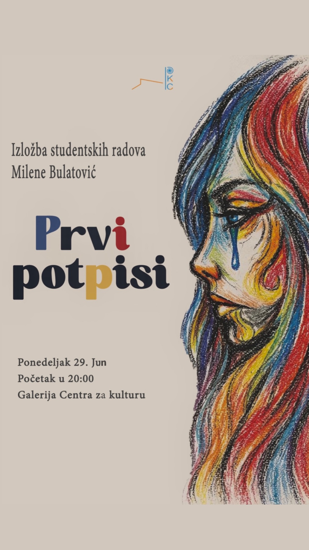 Izložba studentskih radova Milene Bulatović.
